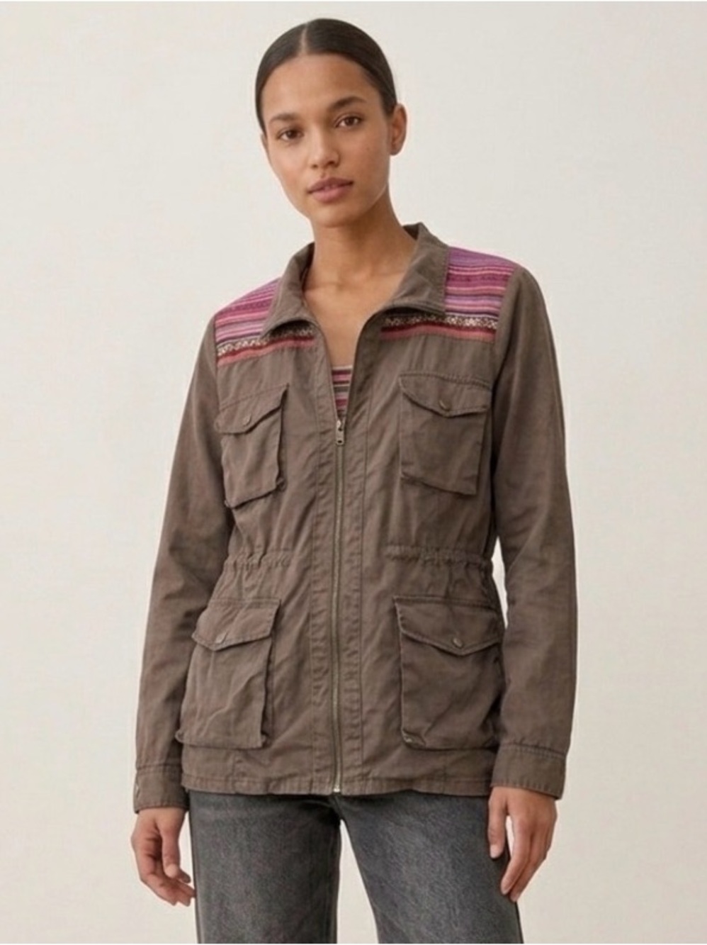 IRIS Los Angeles MSRP $49 Utility Jacket 2x